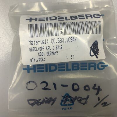 "FORK HEAD GABELKOPF KPL G 8X16" 00.580.1094